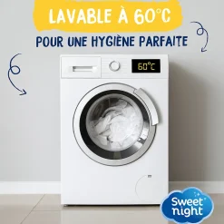 Protège matelas - Alèse Imperméable et Anti Acariens - Bouclette Éponge Coton- Silencieux et Respirant