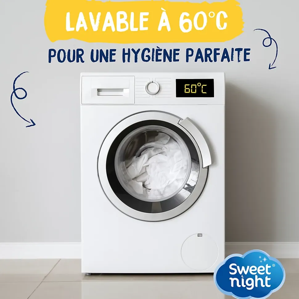 Protège matelas - Lit Articulé - Alèse Imperméable et Anti Acariens - Molleton 100% coton