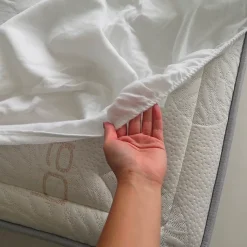 Protège matelas absorbant Songe en coton 160x200 cm