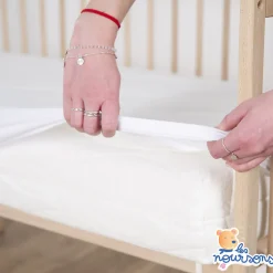 Protège Matelas Bébé Bamboo - Alèse Imperméable - Doux - Sans traitement chimique - Respirant et Silencieux