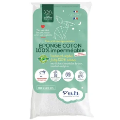 Protège Matelas Bébé Éponge 100% Coton - Greenfirst : Traitement Végétal contre les Acariens - Alèse Imperméable