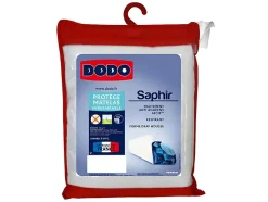 Protège matelas DODO imperméable et anti-acariens - 140 x 190 cm - SAPHIR