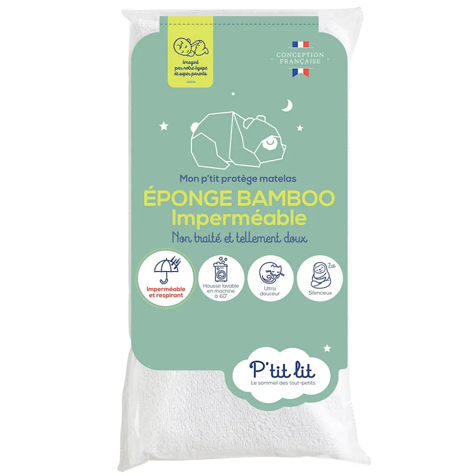 Protège Matelas Enfant Bamboo - Alèse Imperméable - Viscose Douce - Silencieux - Sans traitement chimique