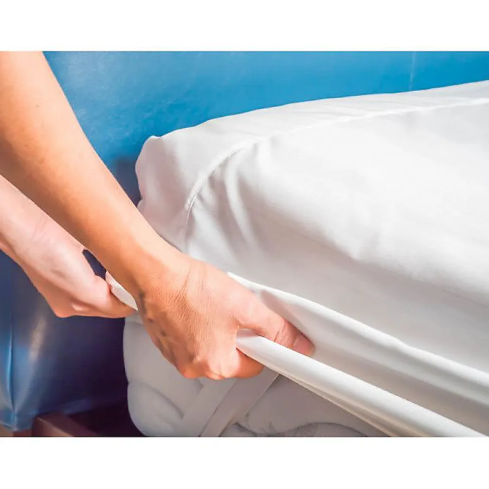 Protège matelas flanelle 200 x 200 cm "King size" / 100% Coton