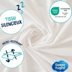 Protège matelas pour Clic Clac - Alèse Imperméable - Souple et Silencieux - Lavable à 90 degrés