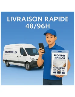 Protège Matelas 160x200 Imperméable Lavable, Respirant et Silencieux Convient