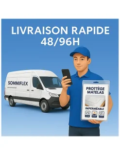 Protège Matelas 180x200 Imperméable Lavable, Respirant et Silencieux Convient