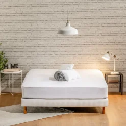 Protège matelas 90x190cm Molleton ANTI-ACARIENS