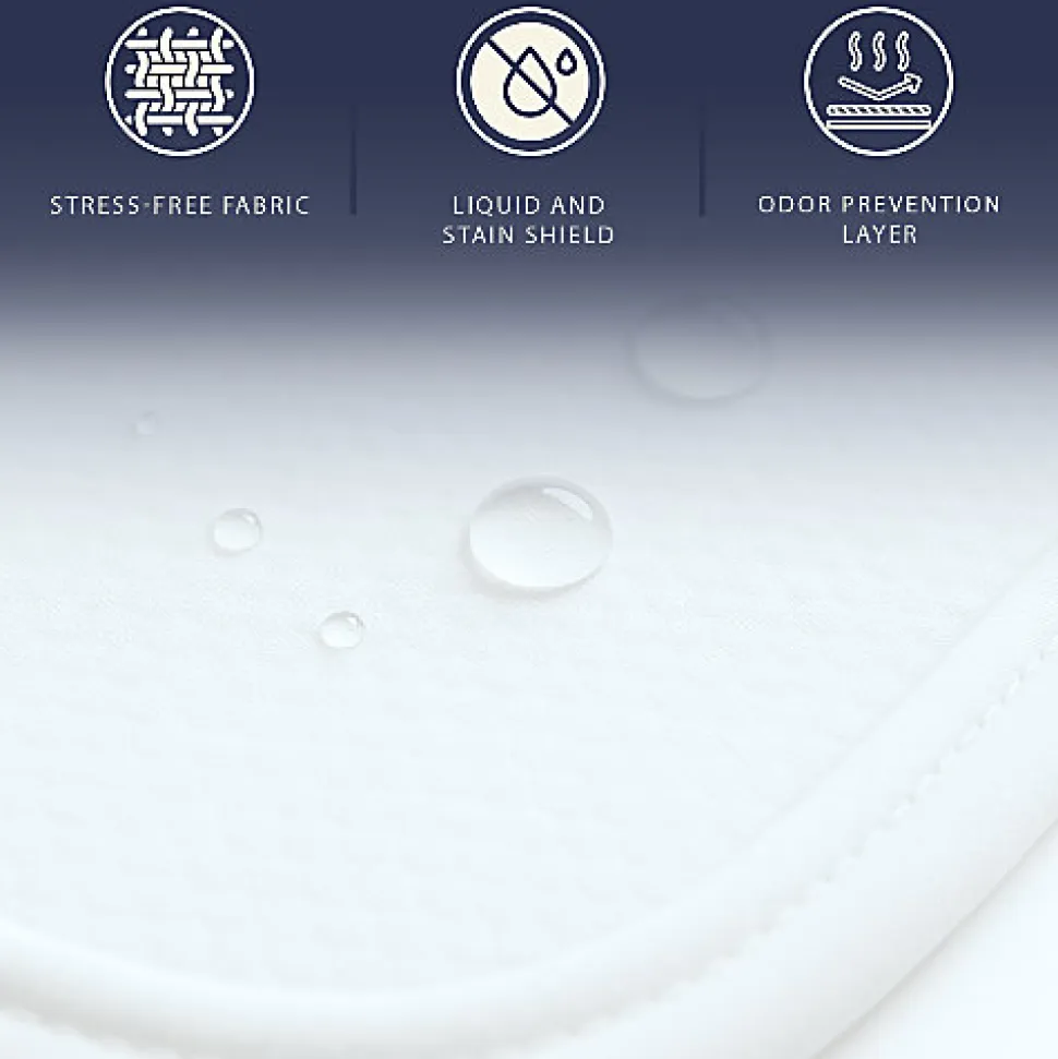 Protège-Matelas Imperméable 80x190 cm avec Élastiques