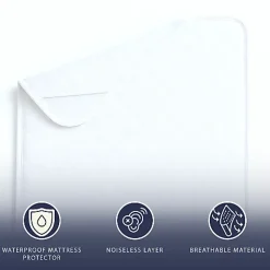 Protège-Matelas Imperméable 80x190 cm avec Élastiques