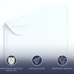 Protège-Matelas Imperméable 80x190 cm avec Élastiques