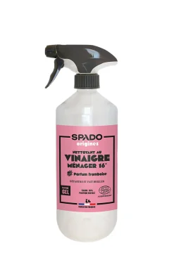 Pulvérisateur vinaigre blanc gel concentré Spado Origines framboise 16° 750 ml