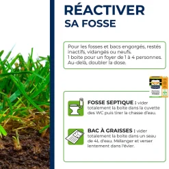 Réactivateur biologique fosses septiques Starwax 500g
