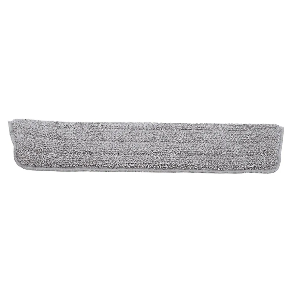 Recharge pour balai serpillère microfibre avec vaporisateur GoodHome gris l.41cm