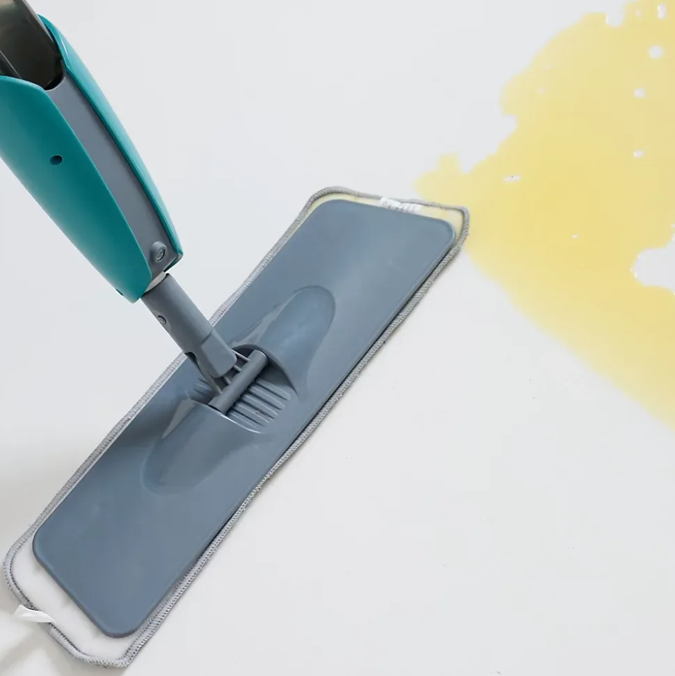 Recharge pour balai serpillère microfibre avec vaporisateur GoodHome gris l.41cm