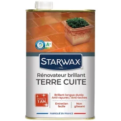 Rénovateur brillant protecteur tomettes et terres cuites Starwax 1L