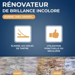 Rénovateur marbre et pierres naturelles Starwax 250ml