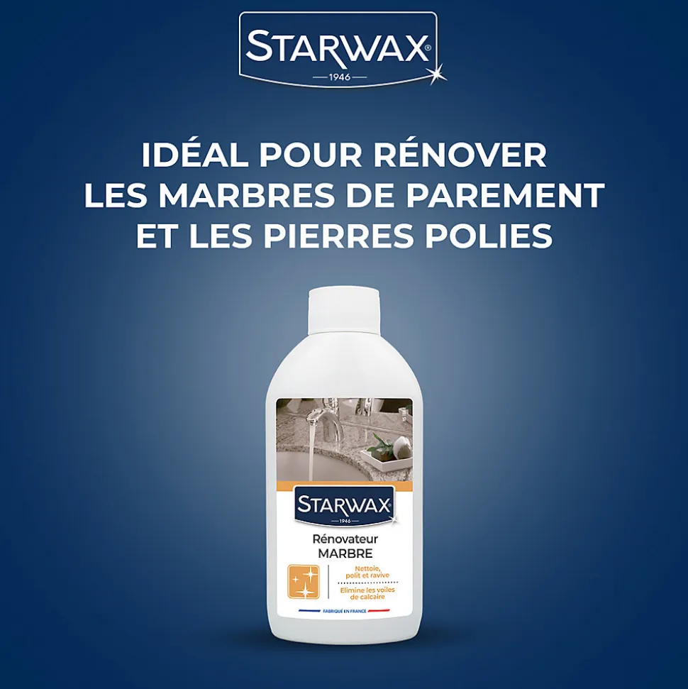 Rénovateur marbre et pierres naturelles Starwax 250ml