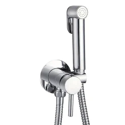 Robinet WC HYGIÈNE INTIME 2 eaux Chrome brillant en laiton Kibath