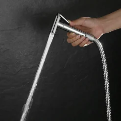 Robinet WC HYGIÈNE INTIME 1 eau Chrome brillant en laiton Kibath