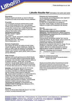 Rost-Ex - Éliminateur de rouille sans acide - Lithofin - 0,5 L