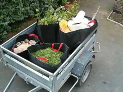 Sac à végétaux noir 270L 65x65x65 cm