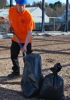 Sac de décombres intérieur et extérieur noir 50L vendu par 30 pièces