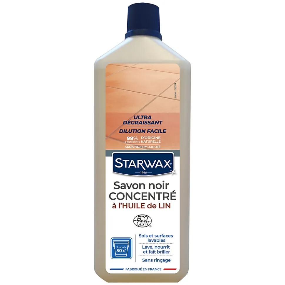 Savon noir à l'huile de lin Starwax 1L