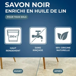 Savon noir à l'huile de lin Starwax 5L