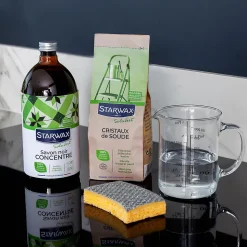 Savon noir à l'huile d'olive en bouteille Starwax 1L