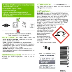 Savon noir mou à l'huile de lin Starwax Soluvert 1kg