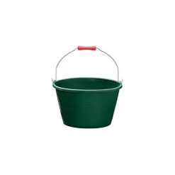 Seau à veau en plastique vert ø38 cm 16L