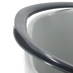 Seau et essoreuse de torsion GoodHome gris clair 14L