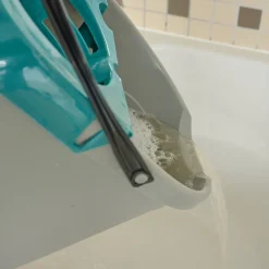 Seau et essoreuse de torsion GoodHome gris clair 14L