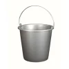 Seau ménager en plastique gris ø28 cm 10L Optiplast