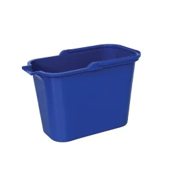 Seau rectangulaire PP 14L Bleu MSV