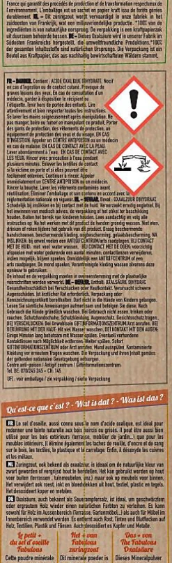 Sel d'oseille Starwax The fabulous 1kg