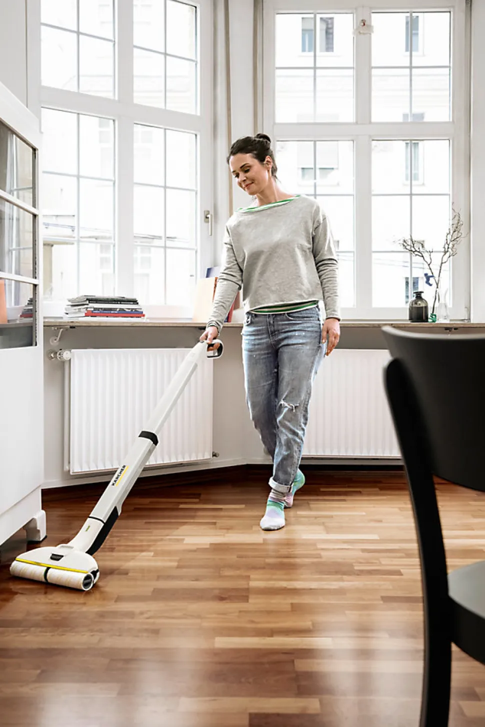 Serpillière électrique Karcher EWM2 blanc
