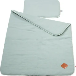 Set berceau couverture et coussin en gaze de coton Jeanne