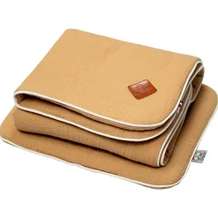 Set berceau couverture et coussin en gaze de coton Jeanne