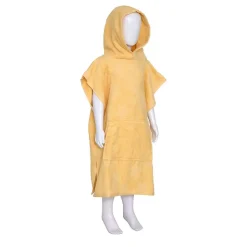 Set Cape et Gant de bain Enfant Orta 92x50 cm Jaune - Atmosphera