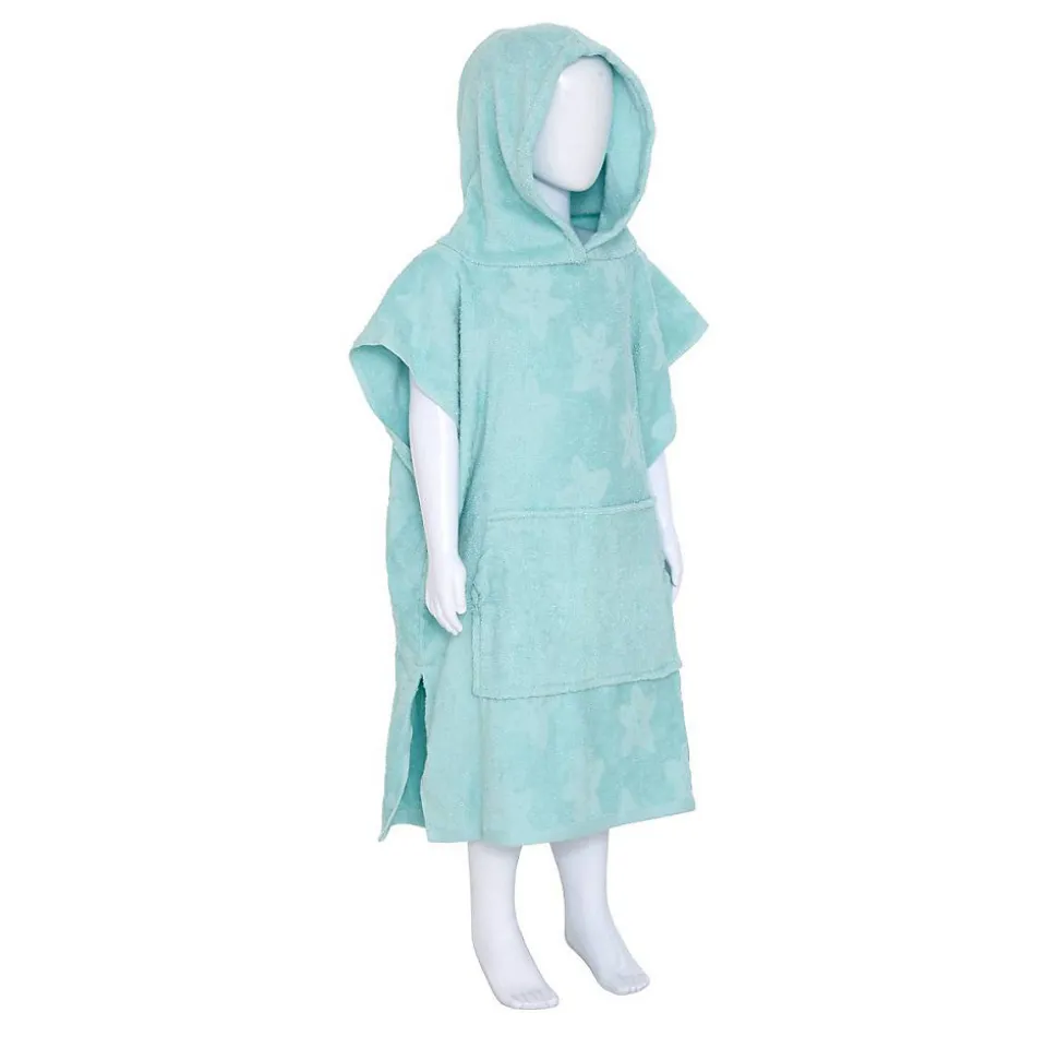 Set Cape et Gant de bain Enfant Orta 92x50 cm Bleu - Atmosphera