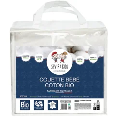 SEVIRA KIDS Couette bébé toute saison coton bio made in France