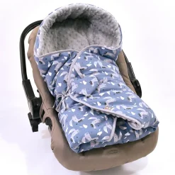 SEVIRA KIDS Couverture enveloppante nid d'ange bébé réversible