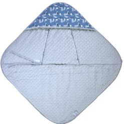 SEVIRA KIDS Couverture enveloppante nid d'ange bébé réversible