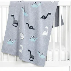 SEVIRA KIDS Couverture en coton bio DINO