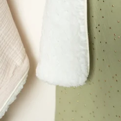 SEVIRA KIDS Couverture en gaze de coton et sherpa Jeanne