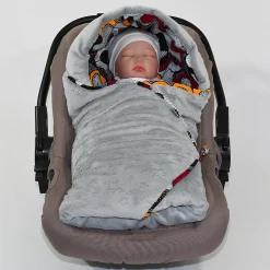 SEVIRA KIDS Couverture enveloppante réversible et multi usage WAX SEA