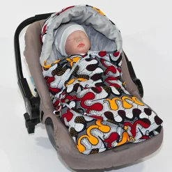 SEVIRA KIDS Couverture enveloppante réversible et multi usage WAX SEA