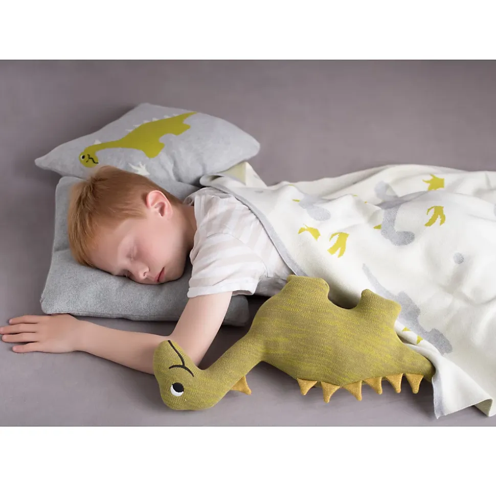 SEVIRA KIDS Couverture en coton bio GOTS Dinosaure